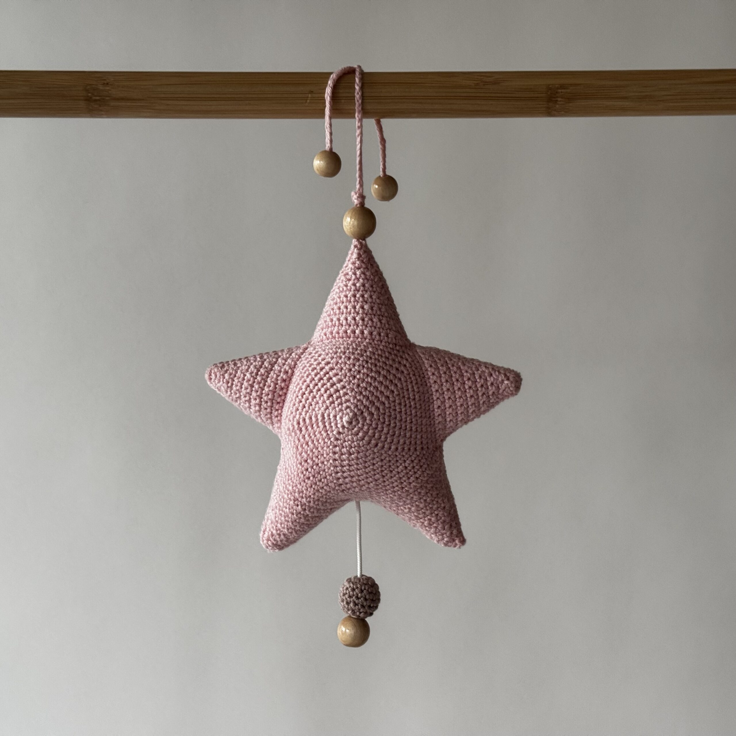Spieluhr Stern Rosa&Nude