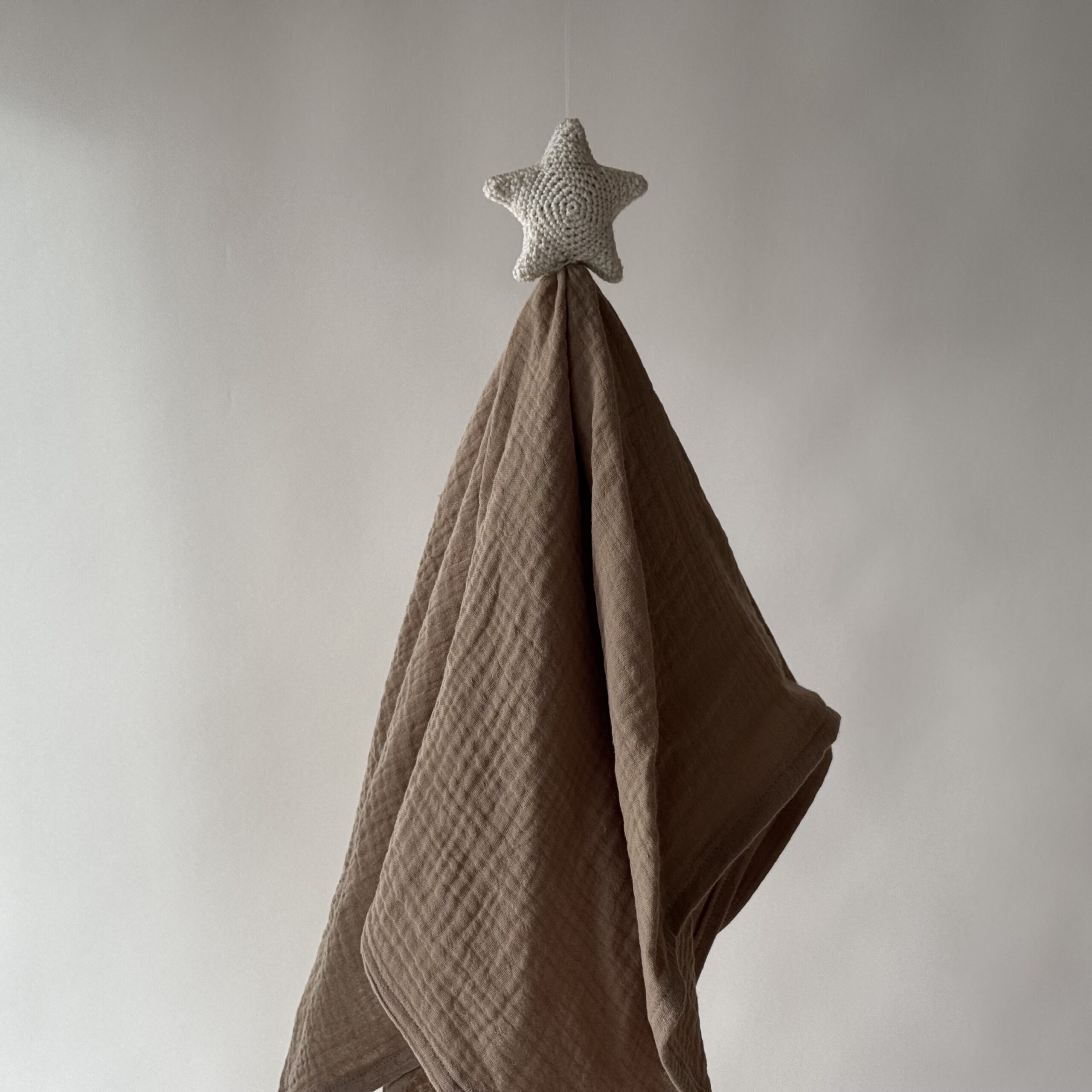 Schnuffeltuch Stern Creme