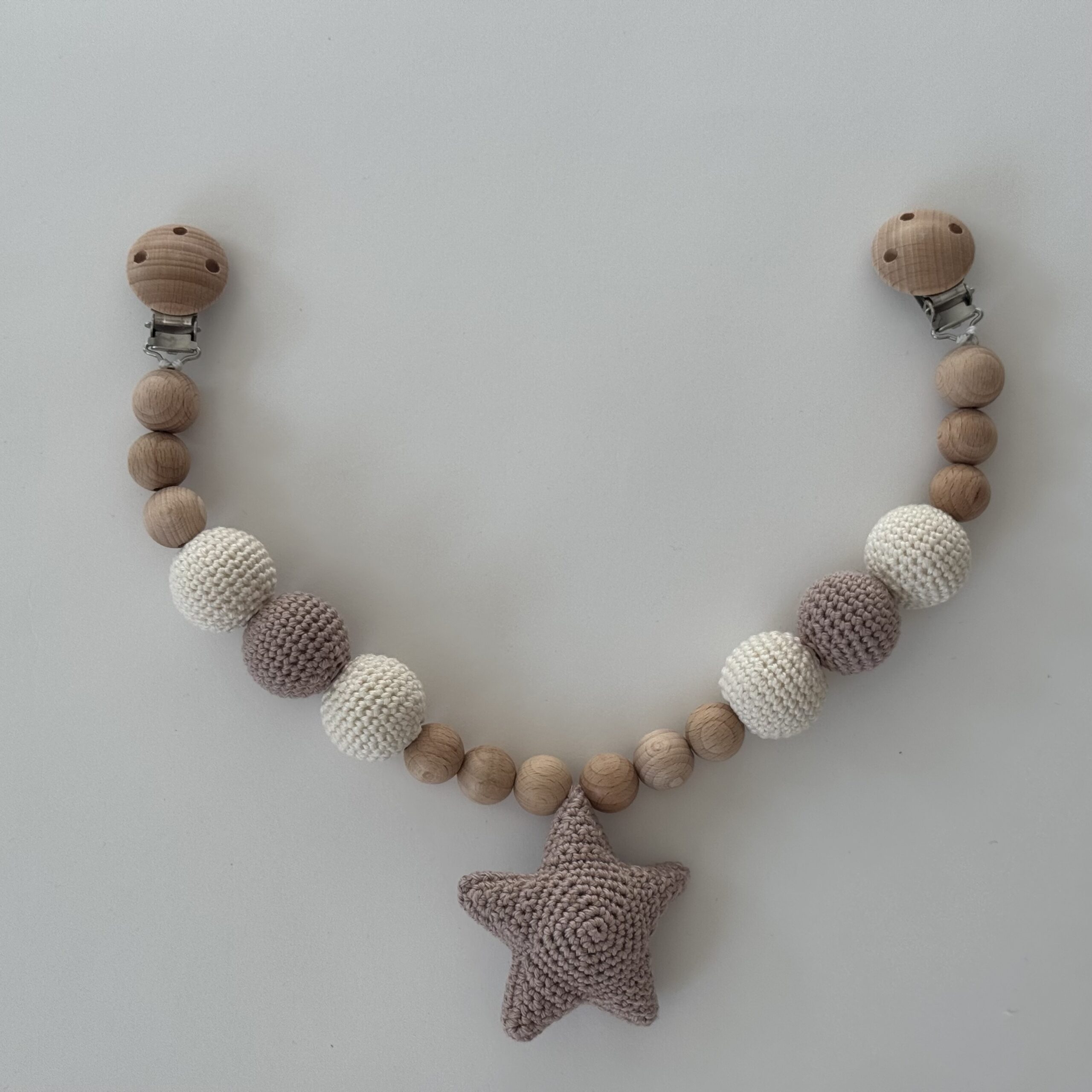 Kinderwagenkette Stern Nude