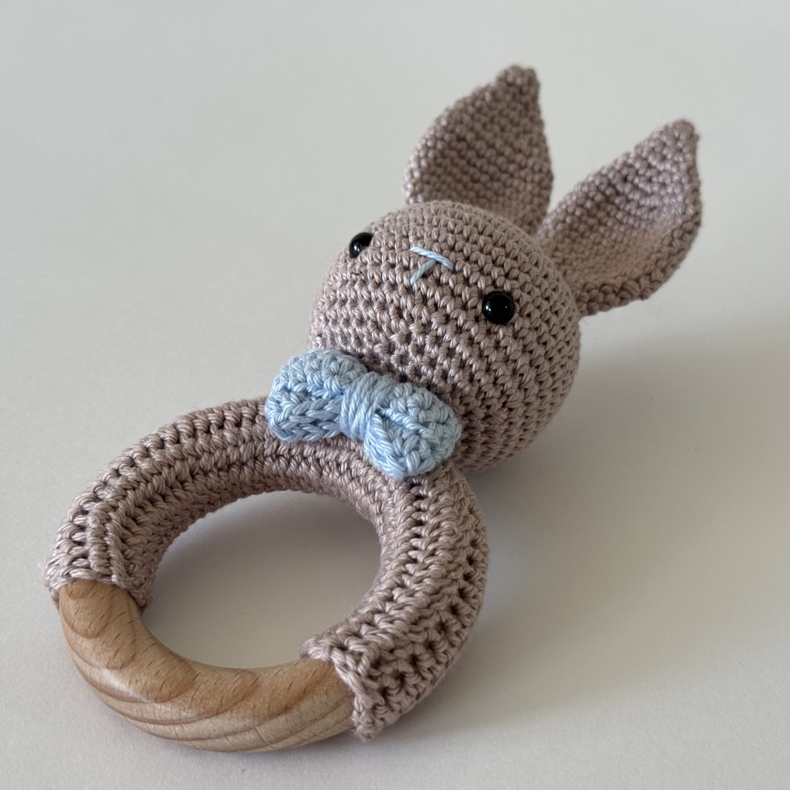 Rassel Bunny Blau&Nude