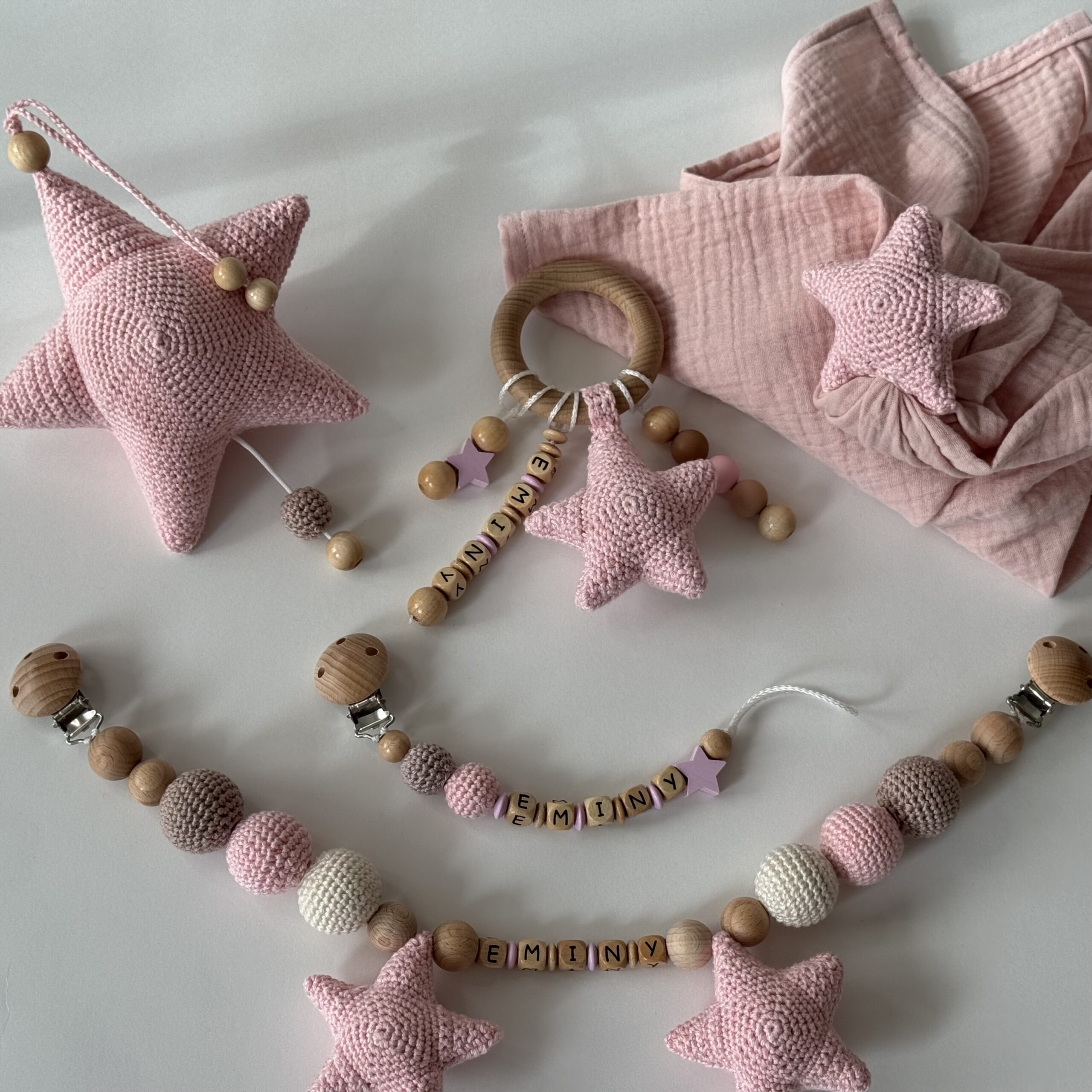 Newborn Set Stern „Medium“ Rosa