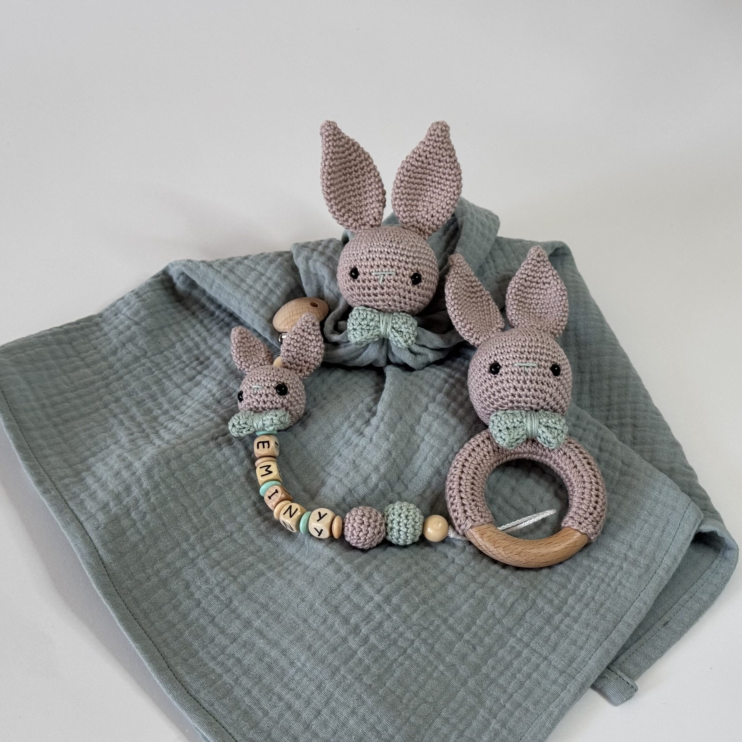 Newborn Set Bunny „Small“ Mint